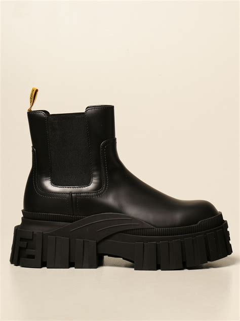 designer fendi cowboy boots|Fendi leather ankle boots men.